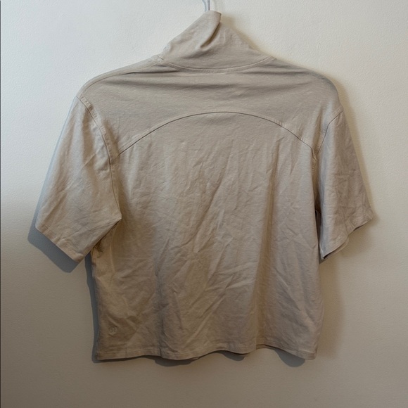 Lululemon Relaxed-Fit Cotton-Blend Turtleneck T-Shirt - Picture 3 of 5